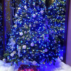 Blue Christmas Lights, 2 Pack Total 40 FT 200 Count Incandescent Christmas Mini - Image 6