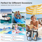Niveaya [Floatable Floating Waterproof Phone Pouch 2 Pack-Up to 8.5", Large - Image 8