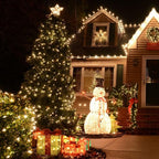 Warm White Christmas Lights, 2 Pack Total 40FT 200 Count Incandescent Christmas - Image 7