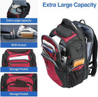 KROSER Friendly Travel Laptop Backpack 17.3 inch XXXL Gaming Backpack - Image 3