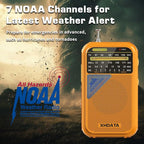 XHDATA D221 NOAA Weather Radio Portable AM FM Shortwave Radio Receiver - Image 2