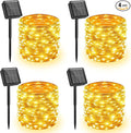Minetom 4 Pack Solar String Lights, Total 132Ft 400 LED Solar Fairy Lights by Minetom