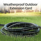 TiFFCOFiO Indoor Outdoor Extension Cord Waterproof, 3 Feet 3 Prong Power Cord - Image 4