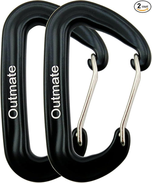 12kN 3.2"x2" Heavy-Duty Carabiner Clips by Outmate
