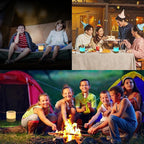 ERUN Nursery Night Light for Kids, USB Rechargeable Small Desk Lamp, 13 RGB - Image 7
