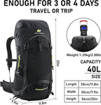 N NEVO RHINO 40L Internal Frame Hiking Backpack - Image 8
