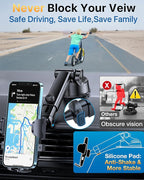 YRU Car Phone Holder Mount Dashboard Cell Phone Holder - Image 5