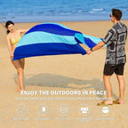 Famstar Beach Blanket Oversized Extra Large 10'X 9', Waterproof Sandproof Beach - Image 3