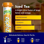 Zipfizz Daily Energy Drink Powder, Lemon Iced Tea, 20 Pack | 3-in-1 Sustained - Image 4