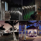 Solar Rope String Lights Outdoor 72Ft 200 Led Waterproof Solar Powered Fairy - Image 6