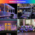 JMEXSUSS 2 Pack Solar Christmas Lights Outdoor Waterproof, Each 33FT 100 LED - Image 8