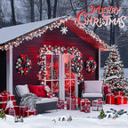 JMEXSUSS 66ft 200 LED Red and White Christmas Lights, Outdoor String Plug-in - Image 6