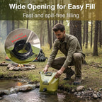 Camping Water Container 2 Gallon Collapsible Water Jug - Image 7