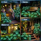 Solar Garden Lights 2 Pack Waterproof Solar Swaying Starburst Light Outdoor - Image 7