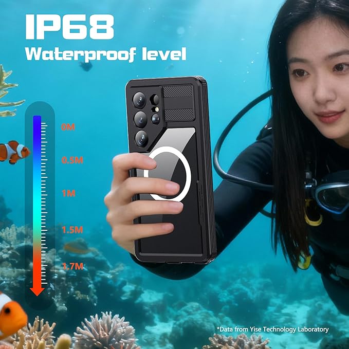for Samsung Galaxy S26 Ultra Case, Rugged Full Body Underwater Protective Cover - Image 2