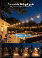 Minetom 101FT Outdoor-String-LED-Patio-Lights-Waterproof, 31Shatterproof S14 - Image 5