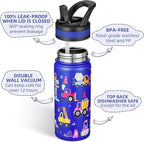 Fanhaw 18 Oz Kids Insulated Water Bottle - Image 2