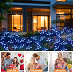 Solar Garden Lights 2 Pack Waterproof Solar Swaying Starburst Light Outdoor - Image 8