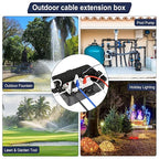 Large Outdoor Electrical Box Waterproof, IP54 Extension Cord Cover Weatherproof - Image 7
