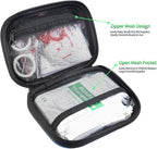I GO 85 Pieces Hard Shell Mini Compact First Aid Kit, Small Personal Emergency - Image 3