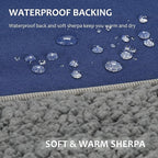Tirrinia Large Waterproof Outdoor Blanket, Soft Warm Windproof Stadium Blanket - Image 2