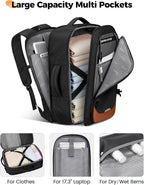 MATEIN Spirit Airlines Personal Item Backpack 18x14x8 - Image 5