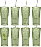 8 Set 20oz Vintage Plastic Tumbler by Unknown