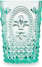 Twine Embossed Acrylic Colorful Drinking Glasses, Durable Shatterproof Tumblers - Image 6