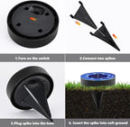 Joomer Solar Ground Lights, 8 Pack 8 LED Solar Lights Outdoor IP68 Waterproof - Image 5