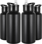 VEGOND 32 oz Insulated Water Bottle Bulk Stainless Steel Metal Water Bottles by VEGOND