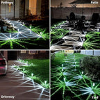 Solar Pathway Lights 10 Pack Solar Lights Outdoor Waterproof 6000K Cold White - Image 4