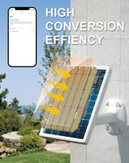 Solar Panel for Ring Camera, Camera Solar Panel Charger Compatible - Image 2