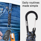 EOTW Paracord Keychain for Men Women Paracord Carabiner Backpack Keychain - Image 4
