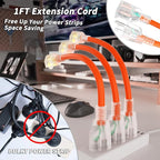 PlugSaf 1FT 12/3 Gauge Short Outdoor Extension Cord - Image 2