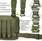 WYNEX Tactical Molle Admin Pouch of Double Layer Design, Admin Pouches Molle - Image 2