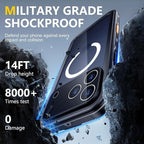 Red2Fire for iPhone 17 Pro Case Waterproof, Phone Case 6.3" Black/Clear - Image 3