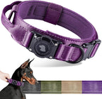 2026 Upgrade Waterproof AirTag Dog Collar, Military Tactical Dog Collar by ODOKELE