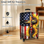 Luggage Cover Protector for 22-24 Inch Suitcases, TSA Approved Elastic Travel - Image 7