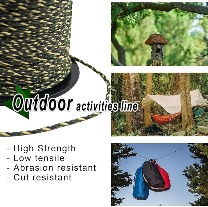 9KM DWLIFE Kevlar Cord – Camo Kevlar Line Ultra-Strong, Lightweight & - Image 2