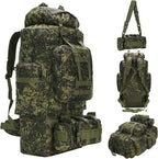 100L Camping Hiking Backpack, Molle military Tactical rucksack backpack by HongXingHai
