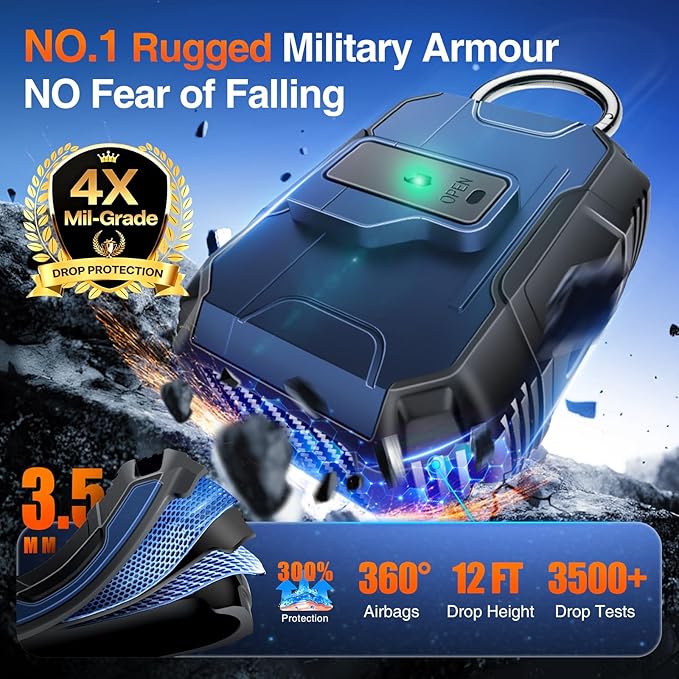 Armoured Heavy Duty for AirPods Pro2 Generation Case - Image 2