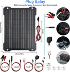 Upgraded MPPT OBDII 12W Solar car Battery Charger 12V Solar trickle Charger - Image 6