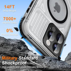 WIFORT for iPhone 15 Pro Waterproof Case, 360 Full Body Sealed Protection Cover - Image 9