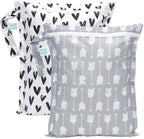 Bumkins - Waterproof Wet Bag - For Baby, Swim Suit, Cloth Diapers, Pump Parts by Bumkins