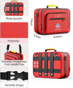 500 PCS First Aid Kit for Travel Camping Car Home Businesses, Well-Organized - Image 4