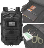 Hannibal Tactical MOLLE Assault Backpack, Tactical Backpack Military Army - Image 6
