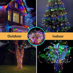 66Ft 200LED Christmas Fairy Lights Plug in, Waterproof String Lights Outdoor & - Image 3