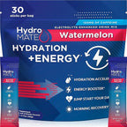 HydroMATE Electrolytes Powder Drink Mix Packets Hydration Accelerator Low Sugar by HydroMATE