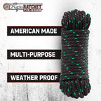 Rope Ratchet 1/2" 50 ft Braided Polypropylene Utility Cord, Weather Resistant - Image 3