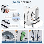 BECOJADDE Running Vest Hydration Backpack - Image 3